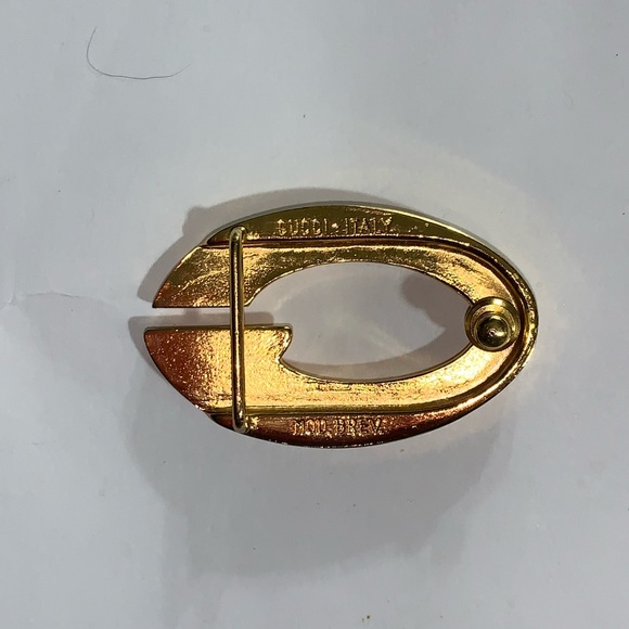 VINTAGE authentic GUCCI fully signed BELT BUCKLE